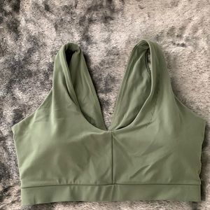 Gymshark X Whitney Simmons. Sports Bra- Moss Green Size M